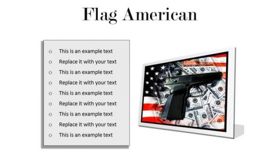 Flag American Security PowerPoint Presentation Slides F
