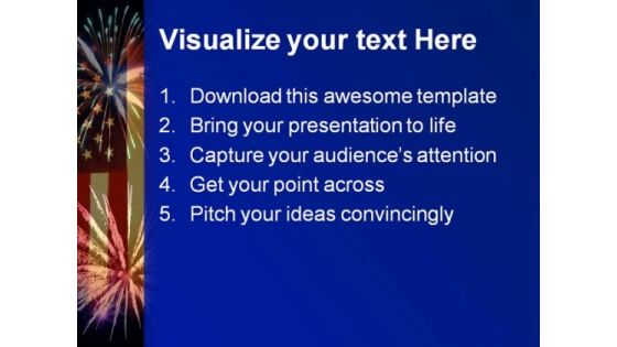 Flagworks Americana PowerPoint Templates And PowerPoint Backgrounds 0611