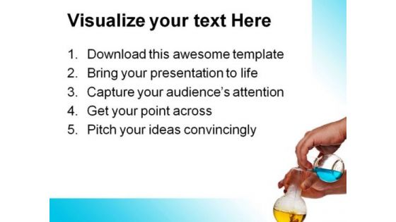Flasks Science Medical PowerPoint Themes And PowerPoint Slides 0411