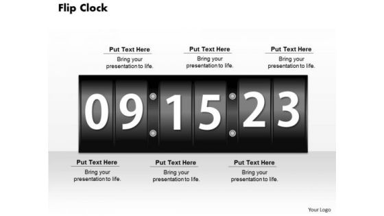 Flip Clock PowerPoint Presentation Template
