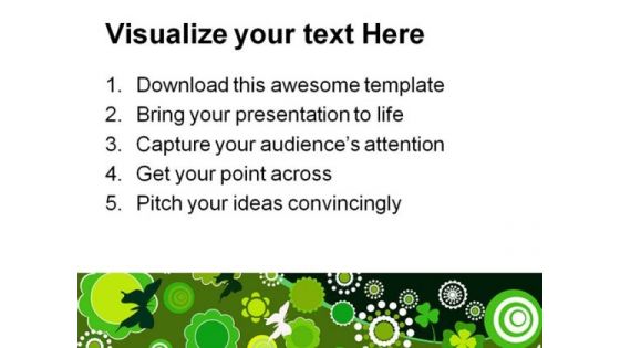Floral02 Abstract Beauty PowerPoint Template 1110