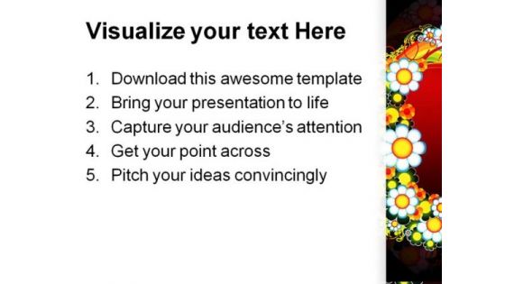 Floral Abstract Background PowerPoint Templates And PowerPoint Backgrounds 0611