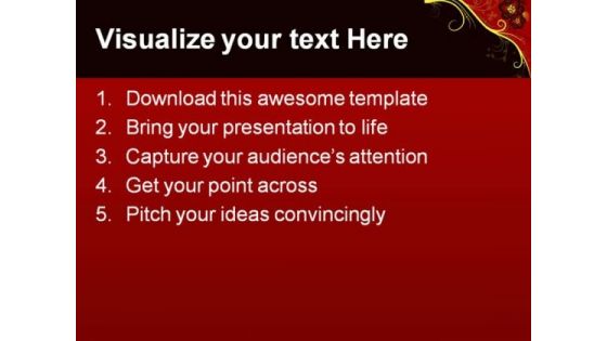 Floral Abstract PowerPoint Templates And PowerPoint Backgrounds 0311