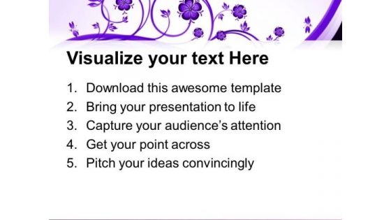 Floral Abstract PowerPoint Templates And PowerPoint Themes 0412