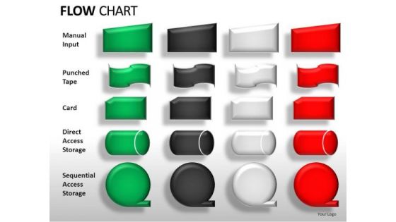 Flow Chart Graphics PowerPoint Slides