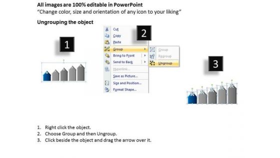 Flow Of The 5 Steps In A Parallel Work Chart Business Plan Proposal PowerPoint Templates