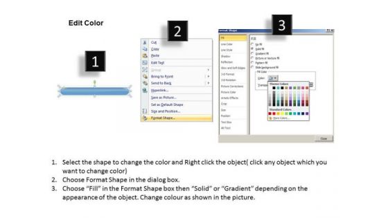Flow PowerPoint Template Linear Process 7 Stages Business Communication Ppt Image