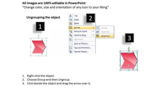 Flow Ppt Background Arrow Process 6 States Diagram Business Strategy PowerPoint 5 Design