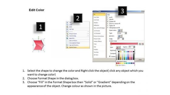 Flow Ppt Background Arrow Process 6 States Diagram Business Strategy PowerPoint 5 Design
