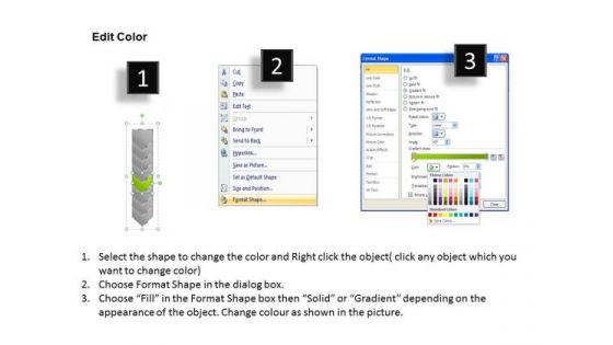 Flow Ppt Background Eight Stages Demonstrated Arrow 6 Graphic