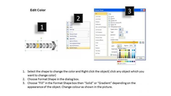 Flow Ppt Chronological Description Of 8 Arrows Time Management PowerPoint 5 Design