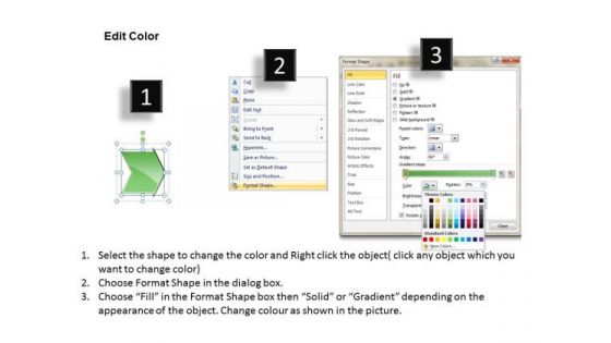 Flow Ppt Template Arrow Procurement Process Representation Resources 8 Stages 4 Image