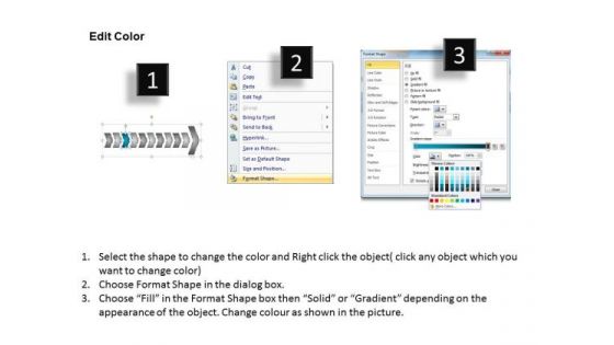 Flow Ppt Theme Homogenuous Description Of 10 Create PowerPoint Macro 4 Graphic