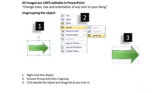 Flowchart Parallel Process 3 Stages Interaction Diagram Model PowerPoint Slides