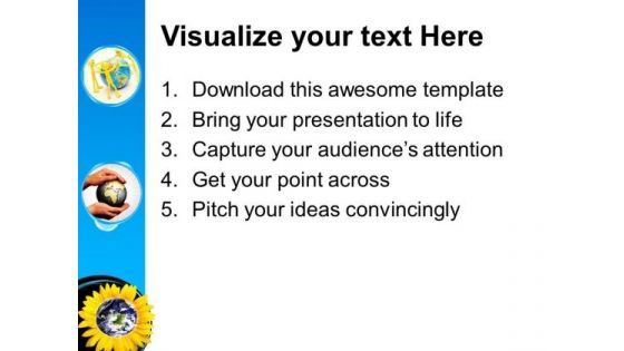 Flower Fresh Earth PowerPoint Templates And PowerPoint Themes 0912