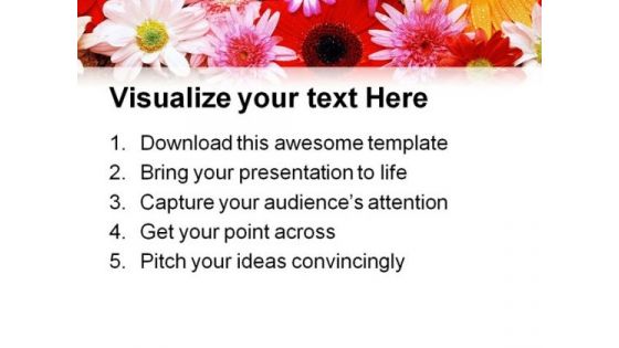 Flower Nature PowerPoint Themes And PowerPoint Slides 0511
