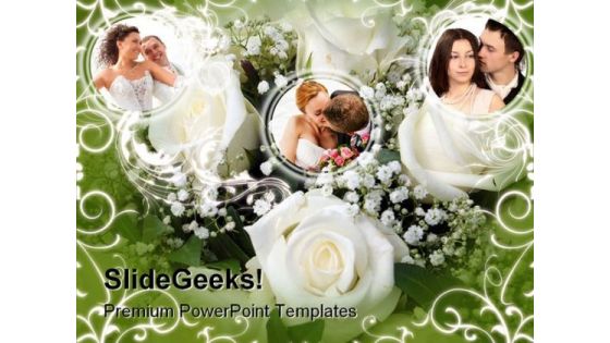 Flowers01 Nature PowerPoint Template 0610
