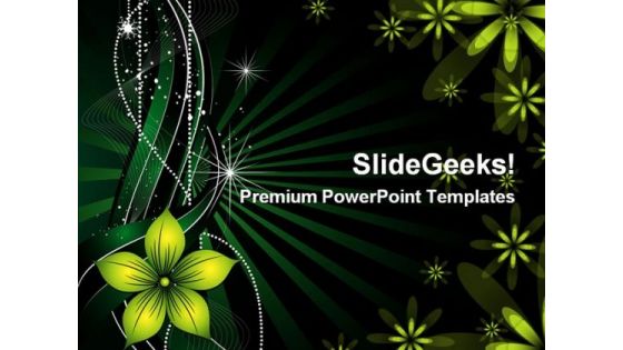 Flowers Abstract Background Design PowerPoint Backgrounds 0311