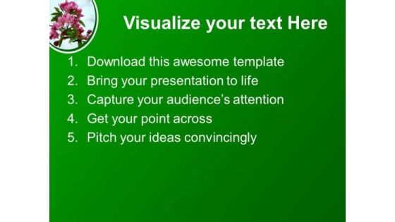 Flowers For Greeting Business Clients PowerPoint Templates Ppt Backgrounds For Slides 0313