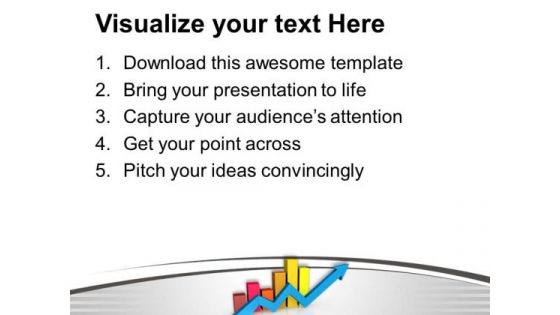 Fluctuation In Business Growth Bar Graph PowerPoint Templates Ppt Backgrounds For Slides 0513