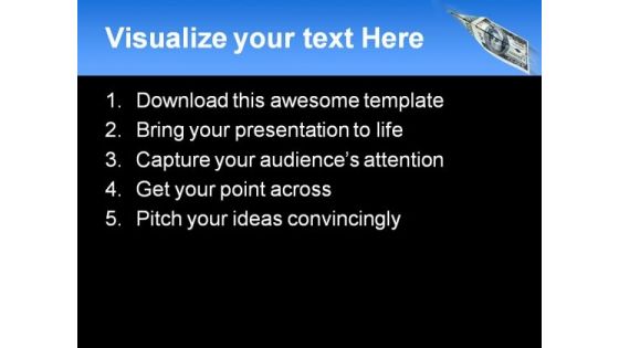 Flying Money Metaphor PowerPoint Templates And PowerPoint Backgrounds 0611