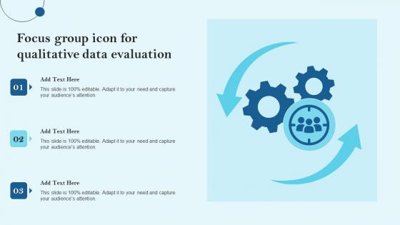 Focus Group Icon For Qualitative Data Evaluation Download Pdf