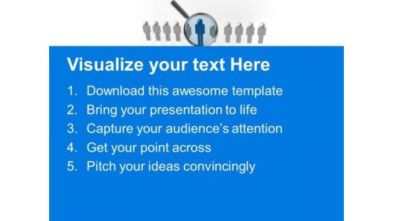 Focus On Leader Ability PowerPoint Templates Ppt Backgrounds For Slides 0713