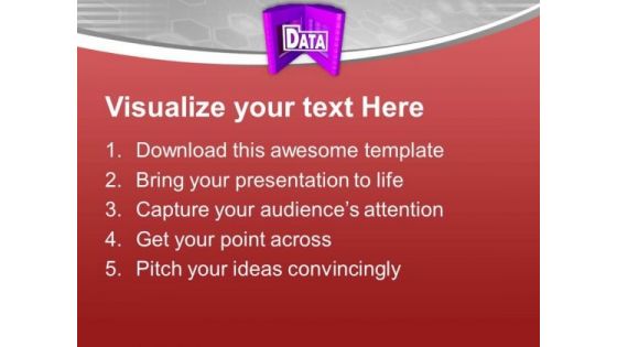 Folder For Data Storage PowerPoint Templates Ppt Backgrounds For Slides 0713