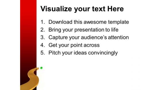 Follow A Path To Acheive Goal PowerPoint Templates Ppt Backgrounds For Slides 0313