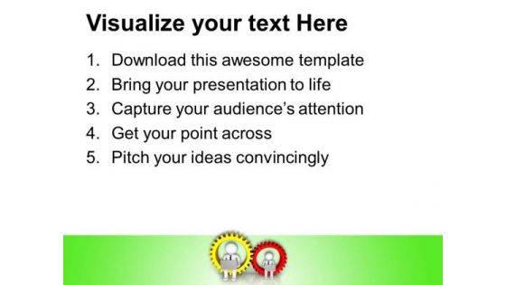 Follow Technology For Business Growth PowerPoint Templates Ppt Backgrounds For Slides 0513