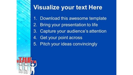 Follow The Experts For Success Business PowerPoint Templates Ppt Backgrounds For Slides 0413