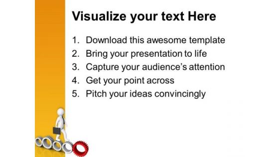 Follow The Growth Path PowerPoint Templates Ppt Backgrounds For Slides 0613