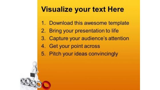 Follow The Growth Path PowerPoint Templates Ppt Backgrounds For Slides 0613
