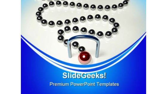 Follow The Leader Leadership PowerPoint Templates And PowerPoint Backgrounds 0711