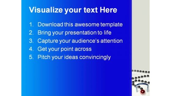 Follow The Leader Leadership PowerPoint Themes And PowerPoint Slides 0711
