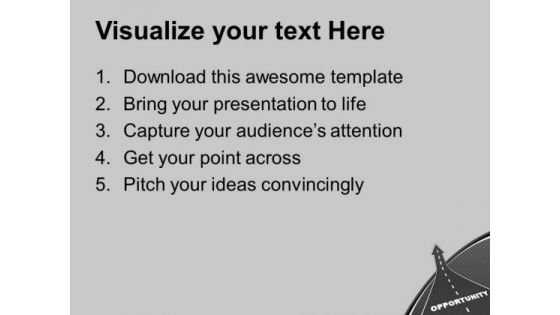 Follow The Path Of Opportunity PowerPoint Templates Ppt Backgrounds For Slides 0613