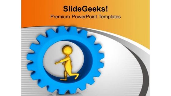 Follow The Right Gear PowerPoint Templates Ppt Backgrounds For Slides 0613 Follow The Right Gear PowerPoint Templates Ppt Backgrounds For Slides 0613