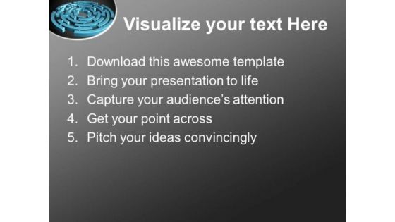 Follow The Right Path For Success PowerPoint Templates Ppt Backgrounds For Slides 0413
