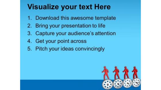 Follow The Right Process For Business Growth PowerPoint Templates Ppt Backgrounds For Slides 0713