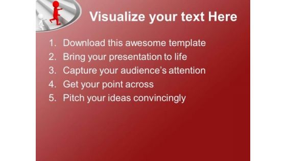 Follow The Stars Of Success PowerPoint Templates Ppt Backgrounds For Slides 0613