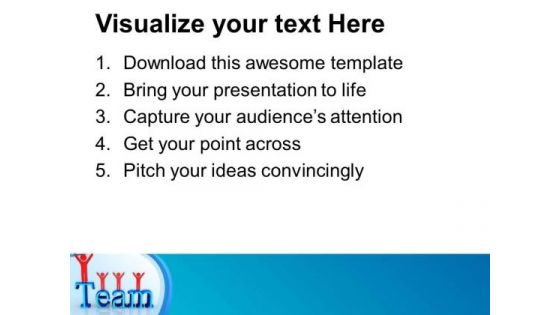 Follow The Team Direction And Vision PowerPoint Templates Ppt Backgrounds For Slides 0513