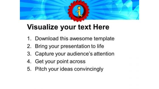 Follow The Unidirectional Way Of Success PowerPoint Templates Ppt Backgrounds For Slides 0613