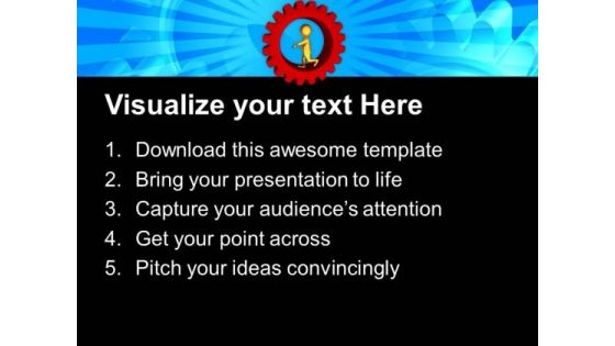 Follow The Unidirectional Way Of Success PowerPoint Templates Ppt Backgrounds For Slides 0613