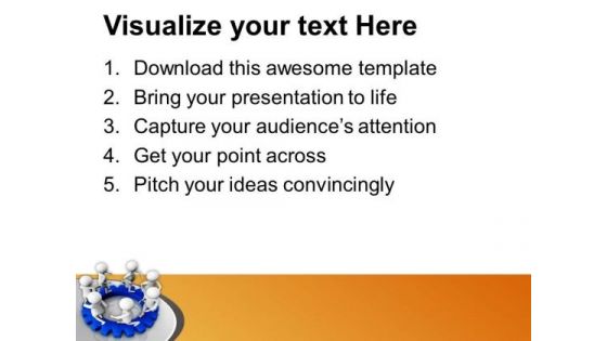 Follow Your Circle For Business Growth PowerPoint Templates Ppt Backgrounds For Slides 0613