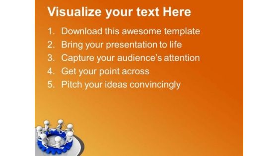 Follow Your Circle For Business Growth PowerPoint Templates Ppt Backgrounds For Slides 0613