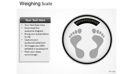 Footprint Weighing Scale PowerPoint Slides And Ppt Diagram Templates