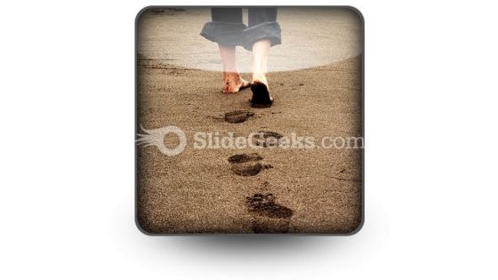 Footprints02 PowerPoint Icon S