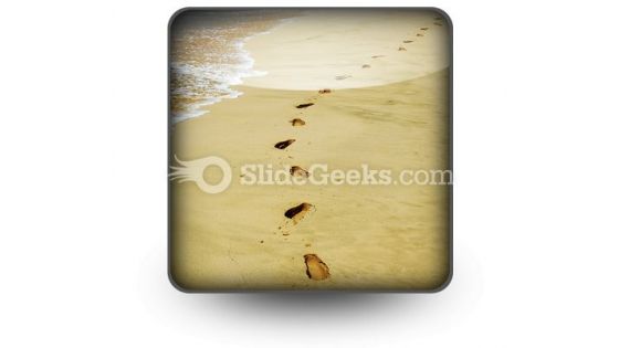 Footprints PowerPoint Icon S