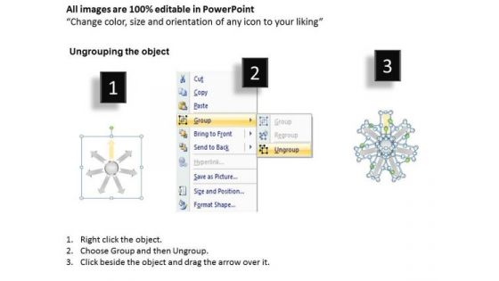 For A Business PowerPoint Theme Chart Circular Process Templates