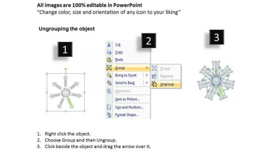 For A E Business PowerPoint Presentation Chart Circular Flow Diagram Templates
